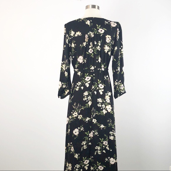 Lovestictch Maxi Dress Black 3/4 Sleeve Small - Picture 6 of 7